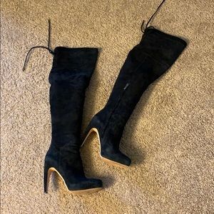 Sam Edelman Over-The-Knee “Kayla” Suede Boots